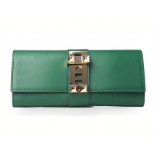 Hermès Medor Clutch Zöld