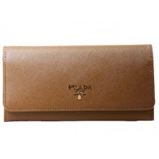 Prada Saffiano bőr pénztárca barna