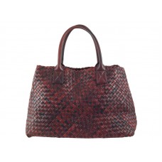 Bottega Veneta Barcelona Cabat Vörös és Fekete