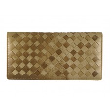 Bottega Veneta Intrecciato Nappa Continental pénztárca bronz