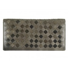 Bottega Veneta Intrecciato Nappa Continental pénztárca szürke