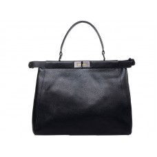 Fendi Peekaboo borjúbőr táska fekete
