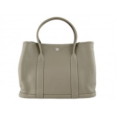 Hermès Garden Party Togo Bőr Táska Szürke