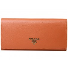 Prada Saffiano Bőr Pénztárca Narancssárga