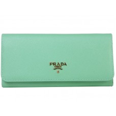 Prada Saffiano Bőr Pénztárca Zöld