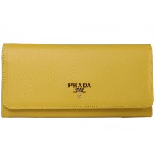 Prada Saffiano Bőr Pénztárca Sárga