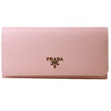 Prada Saffiano Bőr Pénztárca Rózsaszín