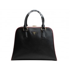 Prada Saffiano Keretes Felső Fogantyús Táska Fekete
