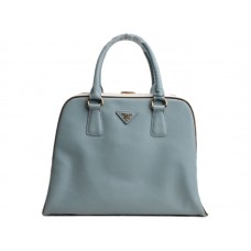 Prada Saffiano Keretes Felső Fogantyús Táska Kék