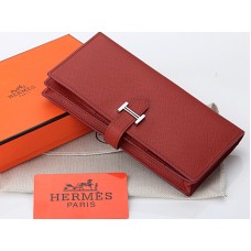 Hermès Epsom Eredeti Borjúbőr Bearn Japán Kétrészes Táska Barna