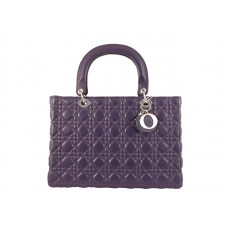 Dior Nagy Báránybőr Táska Purplr