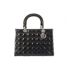 Dior Nagy Lakkbőr Táska Fekete