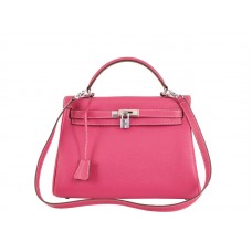Hermès Kelly 32cm Togo Bőr Clemence Rózsaszín