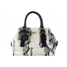 Prada Python bőr táska fehér és fekete