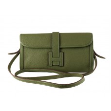 Hermès Flap Clutch Zöld