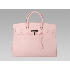 Hermes Birkin 40 Togo Bőr Táska Világos Rózsaszín