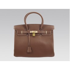 Hermès Birkin 35 cm-es Clémence Barenia táska arany hardverekkel