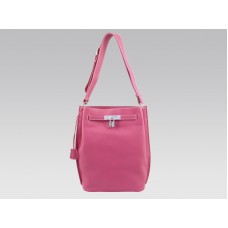 Hermès So Kelly 22 cm-es Clemence Pink karkötő
