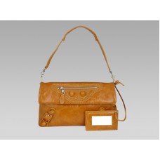 Balenciaga Óriás Boríték Bőr Camel