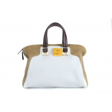 2012-es tavaszi-nyári Fendi Colorblock Chameleon átváltható táska bézs/fehér/barna