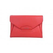 Givenchy Antigona Boríték Kuplung Szemcsés Bőr Piros