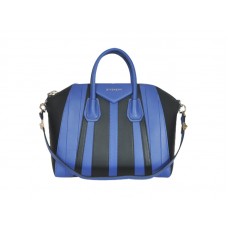 Givenchy Nagy Antigona Táska Kétszínű Kék Fekete