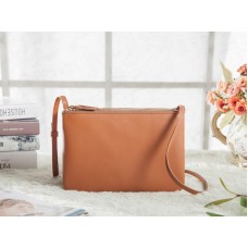 Celine Mini Trio Crossbody Messenger Táska Sötétbarna