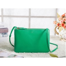 Celine Mini Trio Crossbody Messenger Táska Világoszöld