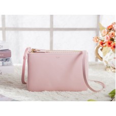 Celine Mini Trio Crossbody Messenger táska Világosrózsaszín
