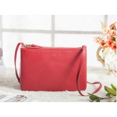 Celine Mini Trio Crossbody Messenger táska Piros