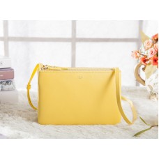 Celine Mini Trio Crossbody Messenger Táska Sárga