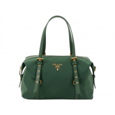 Prada Tessuto Bauletto Satchel válltáska zöld