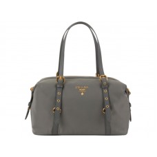 Prada Tessuto Bauletto táska válltáska szürke