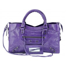 Balenciaga Közepes Klasszikus Városi Táska Lila