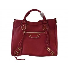 Balenciaga Arany Metál Szélű Velo Táska Burgundi