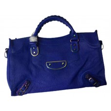 Balenciaga Klasszikus Metál Élű Irizáló Városi Táska Kék