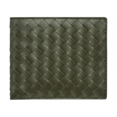 Bottega Veneta Bi-Fold pénztárca Pacific Intrecciato Vn Green színben