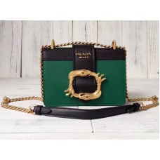 Prada Cahier Táska Zöld
