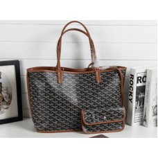 Goyard Anjou megfordítható táska Mm fekete-barna