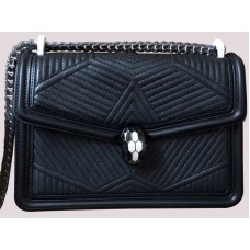 Bvlgari Válltáska Serpenti Örök Fekete