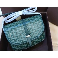 Goyard Goyardine Chevron futártáska zöld