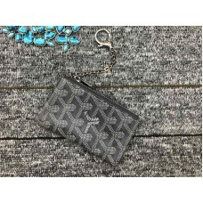 Goyard érme pénztárca kulcstartó szürke