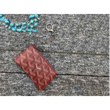 Goyard érme pénztárca kulcstartó bordó