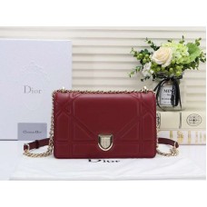 Dior Diorama Báránybőr Táska Bordó d05281