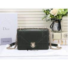 Dior Kis Dioráma Báránybőr Táska Zöld d05262