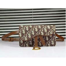 Dior Oblique nyeregtáska, barna, d56161