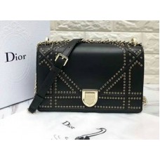 Dior Diorama Borjúbőr Táska Fekete d0422-1