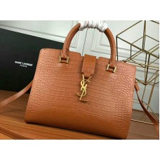 Saint Laurent Cabas Ysl Small sima bőr barna szemüveg
