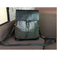 Goyard Goyardine borjúbőr Alpin hátizsák fekete