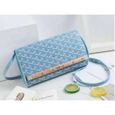 Goyard Monte Carlo Clutch pánttal Pm Világoskék